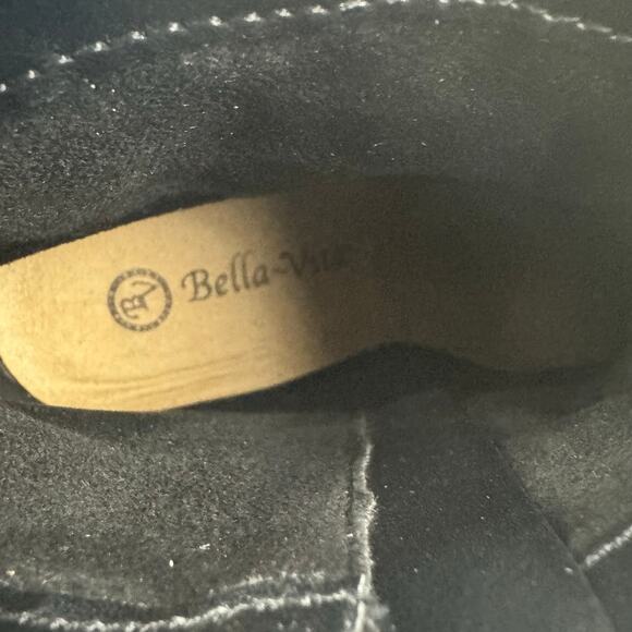 BELLA VITA HELENA SLOUCHY BLOCK HEEL ANKLE BOOTIES IN‎ BLACK NWOB SIZE 8.5M - Picture 9 of 11